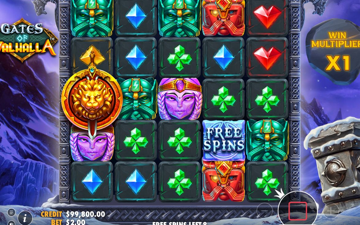 Free Spins with the Roaming Wild moving on the grid