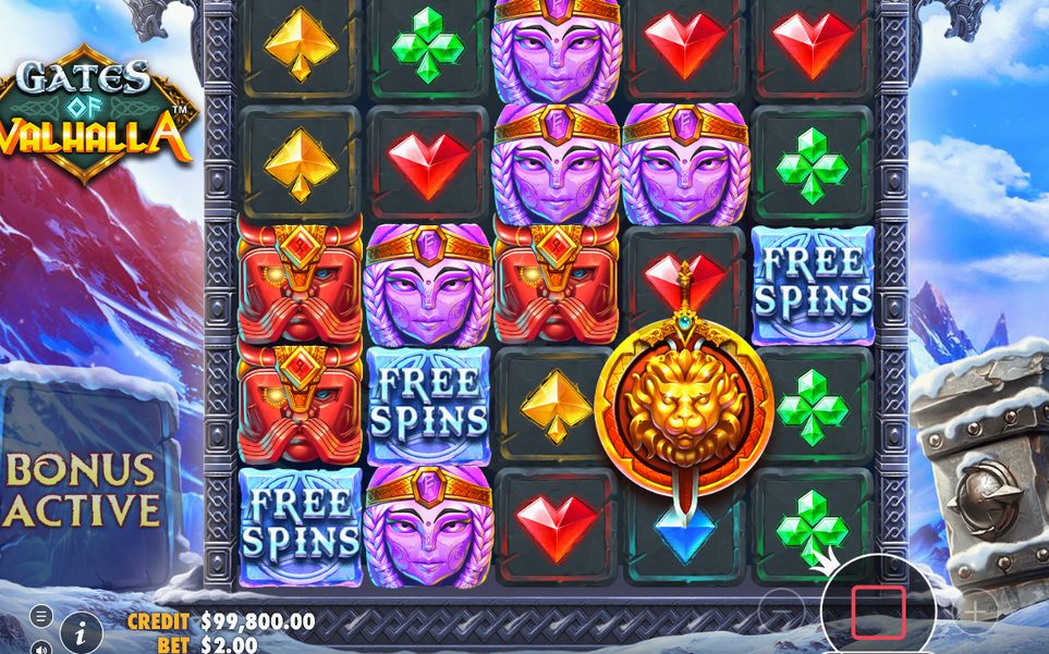 Free Spins round on the night-purple background